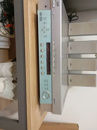 Home cinema JVC plata y verde