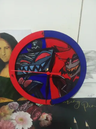 Reloj Echo Hecho a Mano Hazbin Hotel