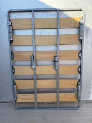 Somier 135x190cm Metal y Madera