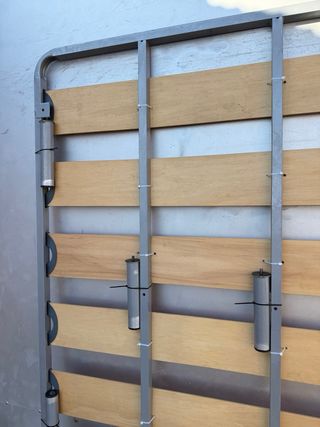 Somier 135x190cm Metal y Madera