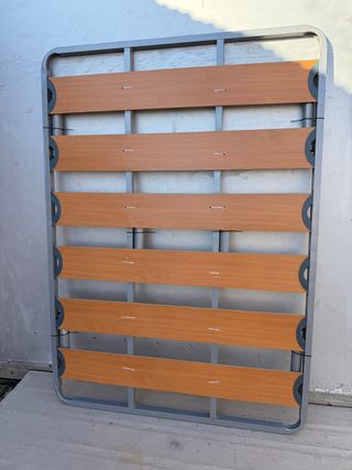 Somier 135x190cm Metal y Madera