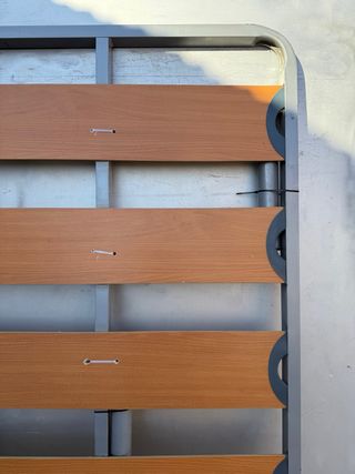 Somier 135x190cm Metal y Madera