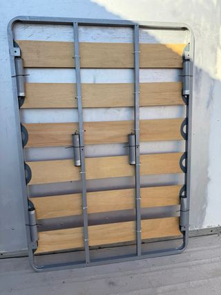 Somier 135x190cm Metal y Madera
