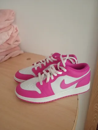 Zapatillas Nike Air Jordan 1 Mujer Rosa/Blanco