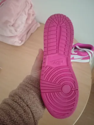 Zapatillas Nike Air Jordan 1 Mujer Rosa/Blanco