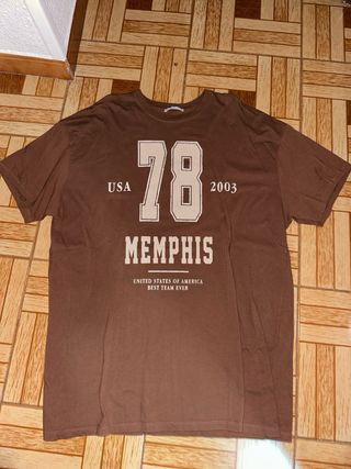 Camiseta Memphis 78 USA Marrón