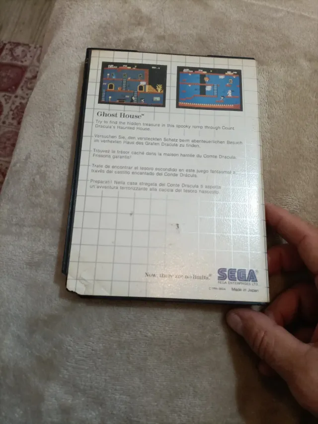 Ghost House Sega Master System Sega Card