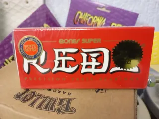 Rodamientos Skateboard Bones Super Reds