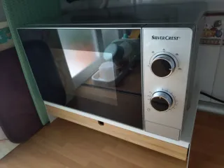 Microondas Silvercrest Plata