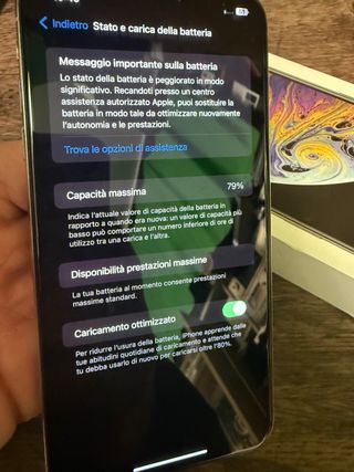 iPhone Xs Max 64GB Argento