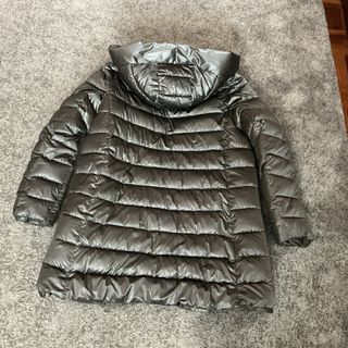 Abrigo plumífero plateado mujer T38