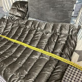 Abrigo plumífero plateado mujer T38