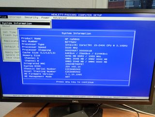 Ordenador HP RP-5800 Negro/Plata