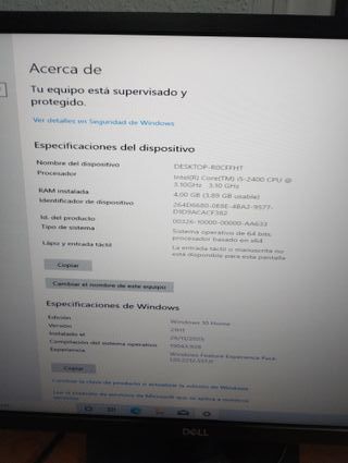 Ordenador HP RP-5800 Negro/Plata