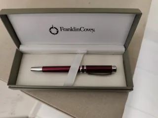 Pluma Franklin Covey Roja Caja