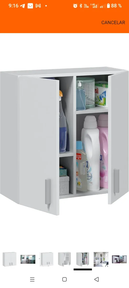 Armadio ausiliario multiuso bianco