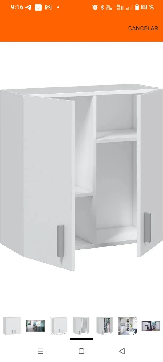 Armadio ausiliario multiuso bianco