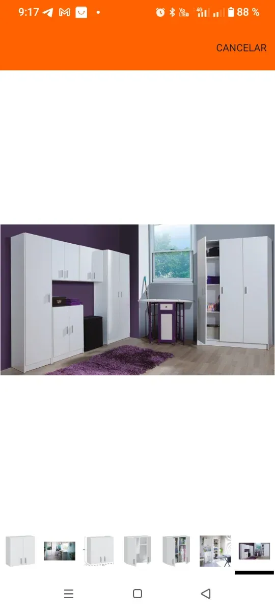 Armadio ausiliario multiuso bianco