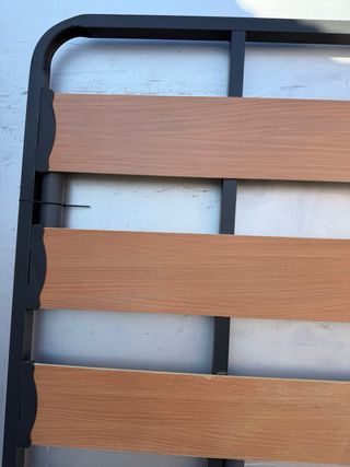 Somier 135x200cm Metal y Madera