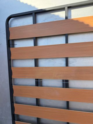 Somier 135x200cm Metal y Madera