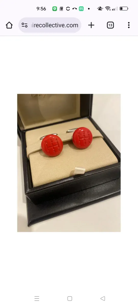 Gemelos Chopard Mille Miglia Rojos