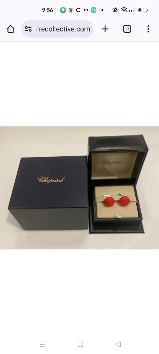 Gemelos Chopard Mille Miglia Rojos