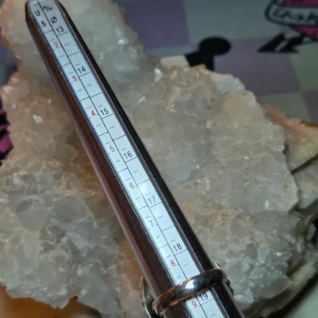 Anillo XL Plata 925 con Rubí