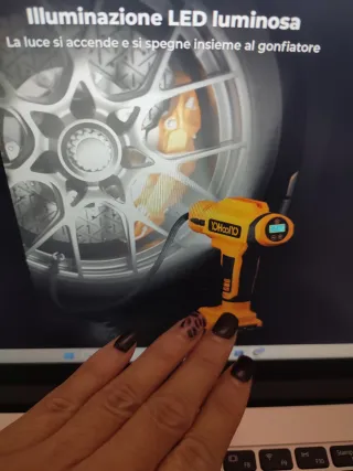 Compressore aria portatile YOHOOLYO