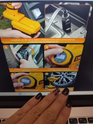 Compressore aria portatile YOHOOLYO