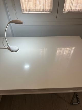Mesa estudio blanca lacada