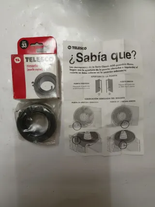 Resorte Muelle Espiral Telesco Mod. 33