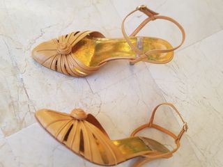 Sandalias Gino Ventori Talla 38 Tacón 7.5cm