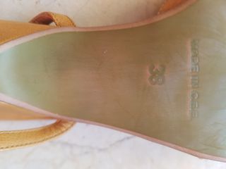 Sandalias Gino Ventori Talla 38 Tacón 7.5cm