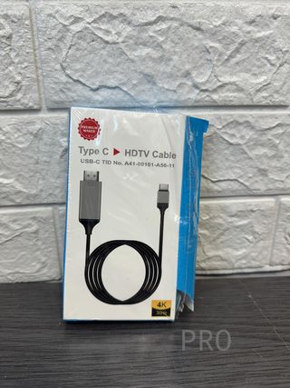 Cavo USB C 4K 2M compatibile con Thunderbolt 3/4 per MacBook Pro, iPad Pro, Huawei P30, OPPO R17 Pro, Xiaomi Air12.5, Samsung S8, ecc.