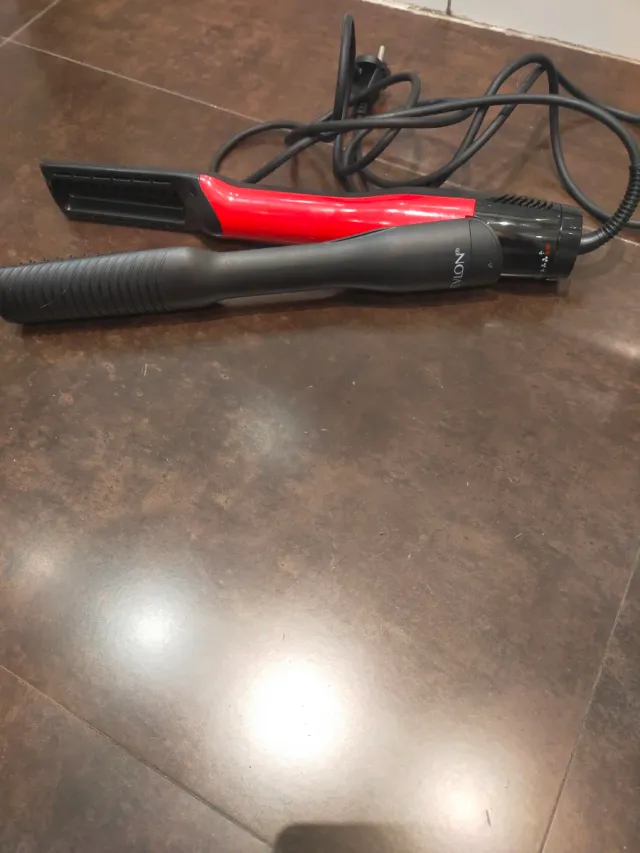 Secador y Alisador Revlon Negro/Rojo