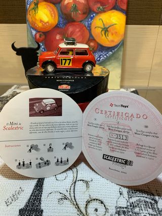 SCALEXTRIC MINI COOPER CAJA ORIGINAL EDIC LIMITADA