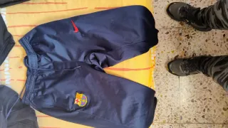 Pantalón chándal FC Barcelona Nike azul niño