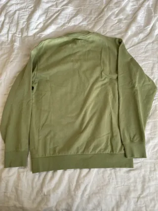 Preciosa Sudadera Loreak Mendian. Verde Pistacho