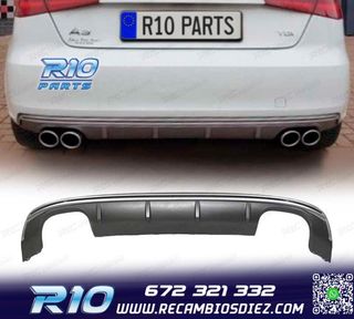 DIFUSOR AUDI A3 8V SPORTBACK 13- LOOK S3
