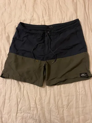 Bañador David Beckham Azul / Verde Oliva