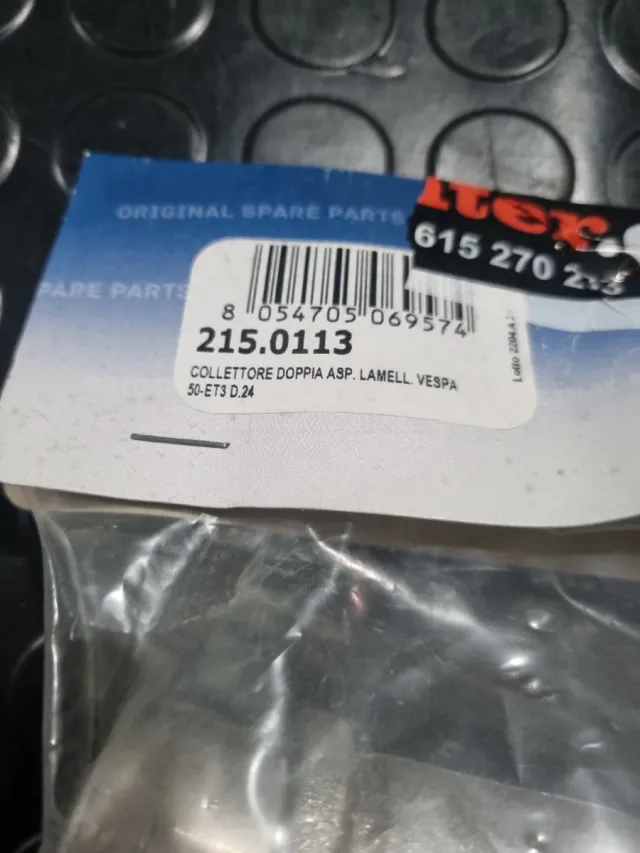 Toma Admisión Vespa Polini Doble Admisión 24 mm ve