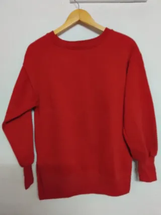 Sudadera Bershka Roja Talla XS
