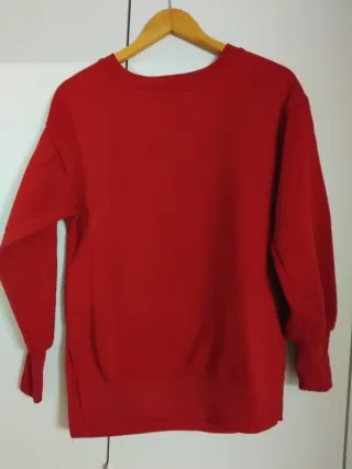 Sudadera Bershka Roja Talla XS