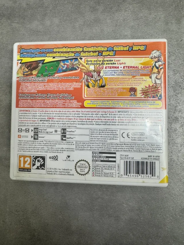 Inazuma Eleven GO Luz Nintendo 3DS