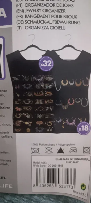 Organizador de Joyas Qualimax International Negro