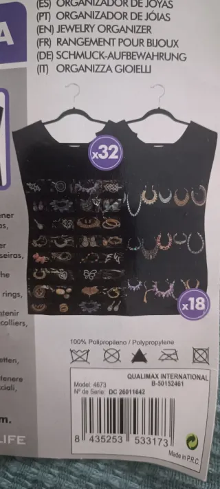 Organizador de Joyas Qualimax International Negro