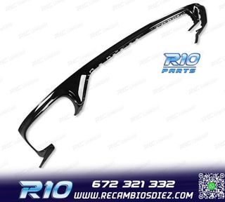 DIFUSOR AUDI Q8 19-23 LOOK SQ8 NEGRO + COLAS ESCAPE CROMO