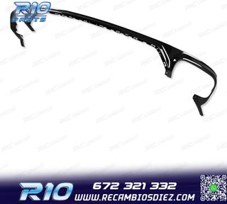 DIFUSOR AUDI Q8 19-23 LOOK SQ8 NEGRO + COLAS ESCAPE CROMO