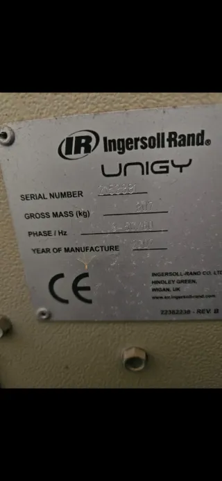 Compresor de tornillo Ingersoll Rand