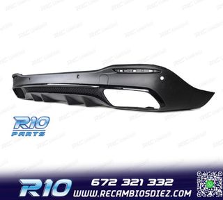 DIFUSOR MERCEDES GLE W167 AMG 19- LOOK AMG GLE63 NEGRO